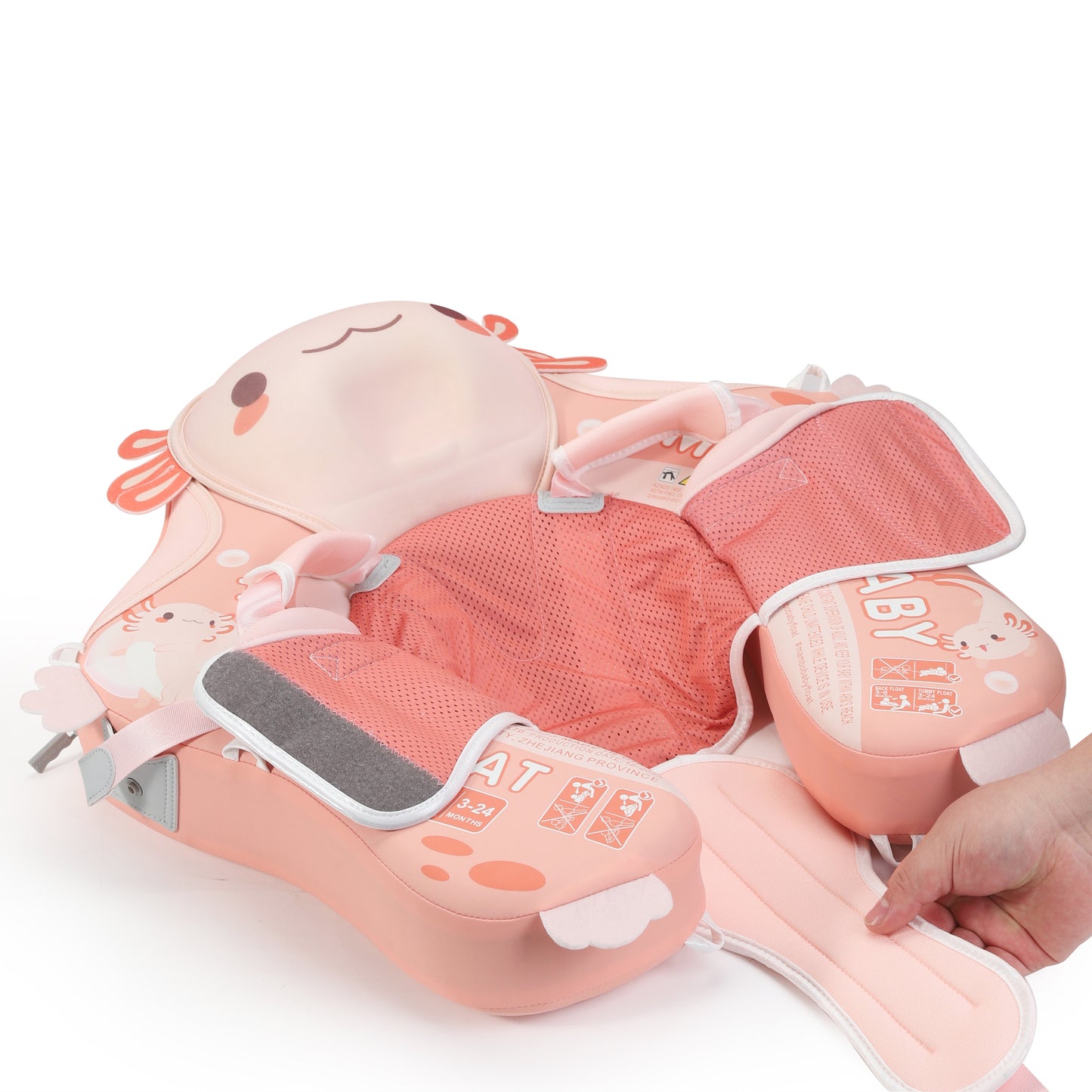 Pink Axolotl Ultra Baby Float