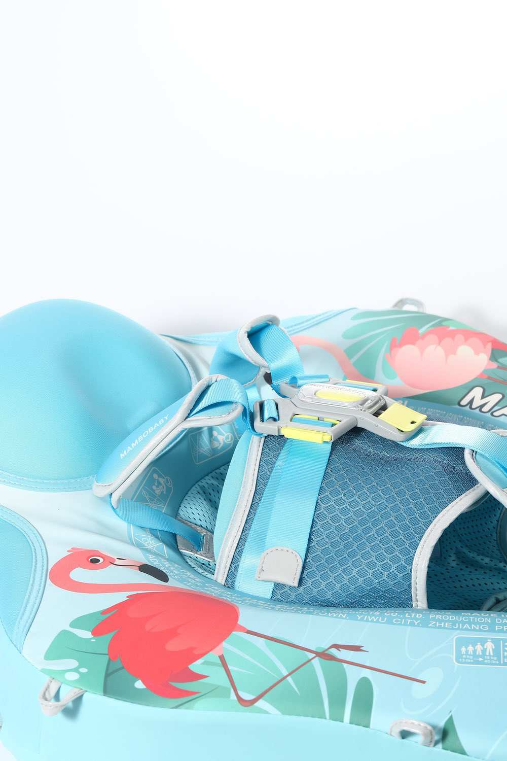 Blue Flamingo Deluxe Baby Float