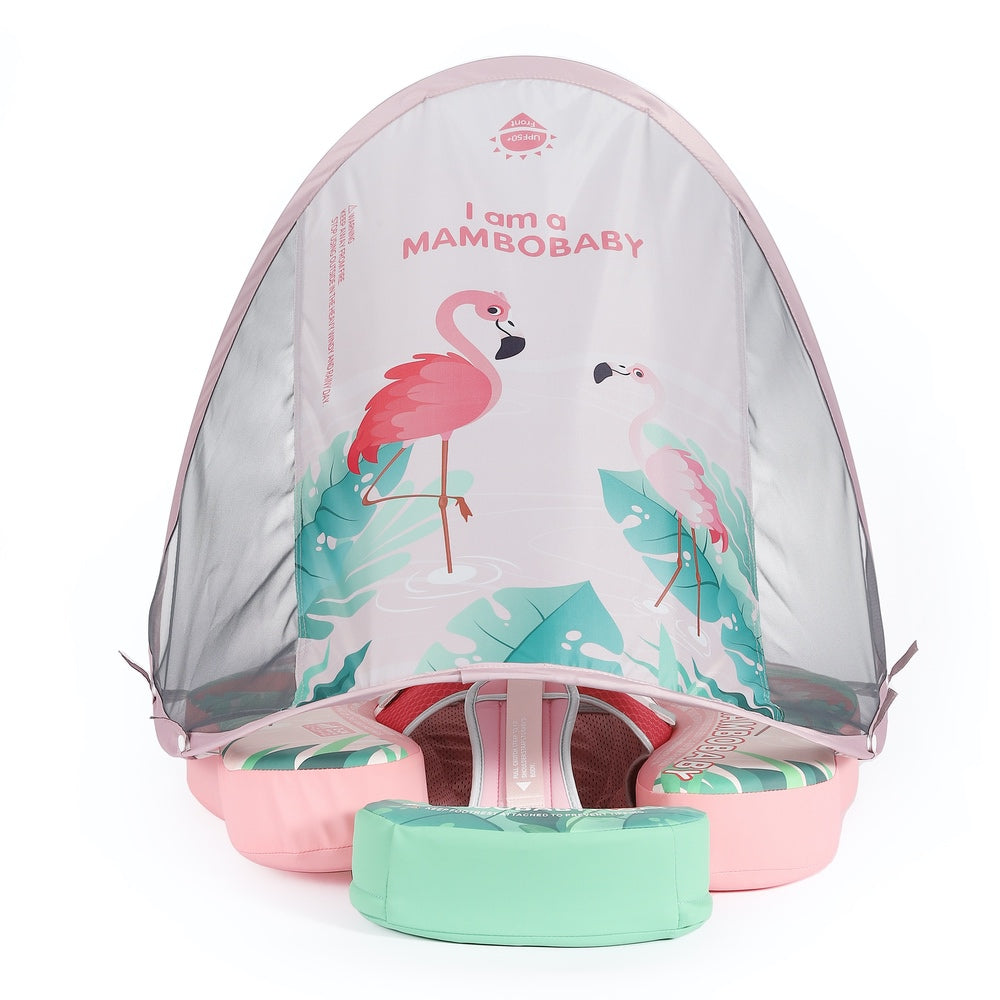 Pink Flamingo Deluxe Baby Float