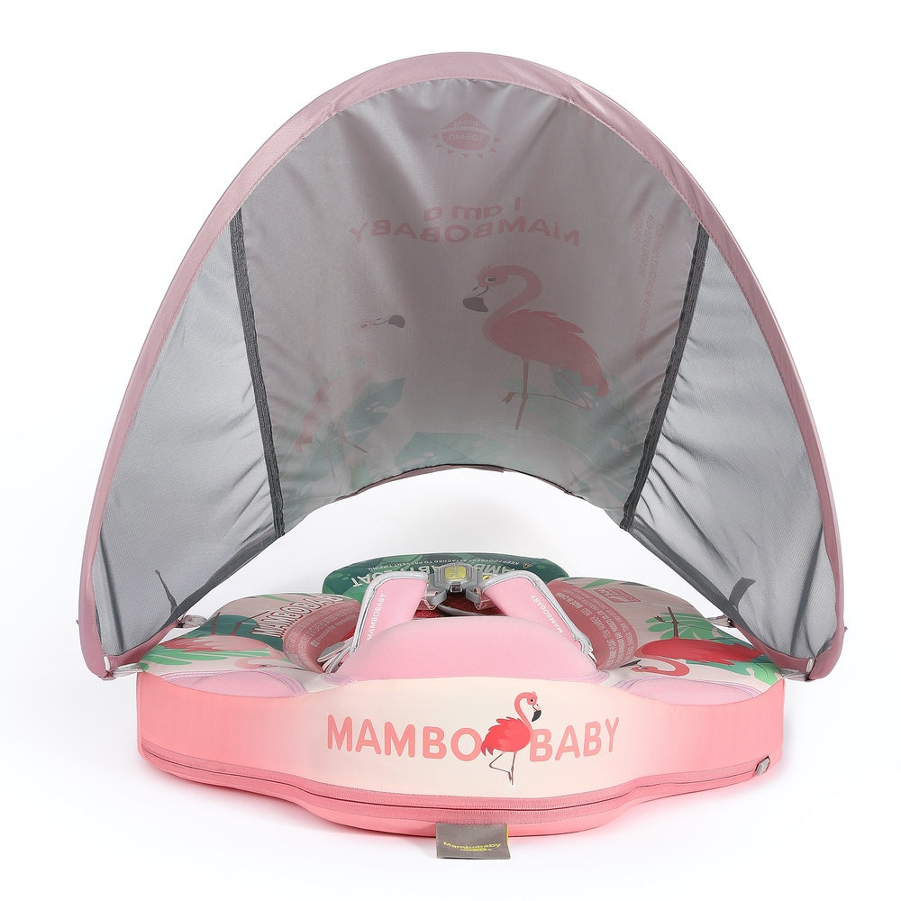 Pink Flamingo Deluxe Baby Float