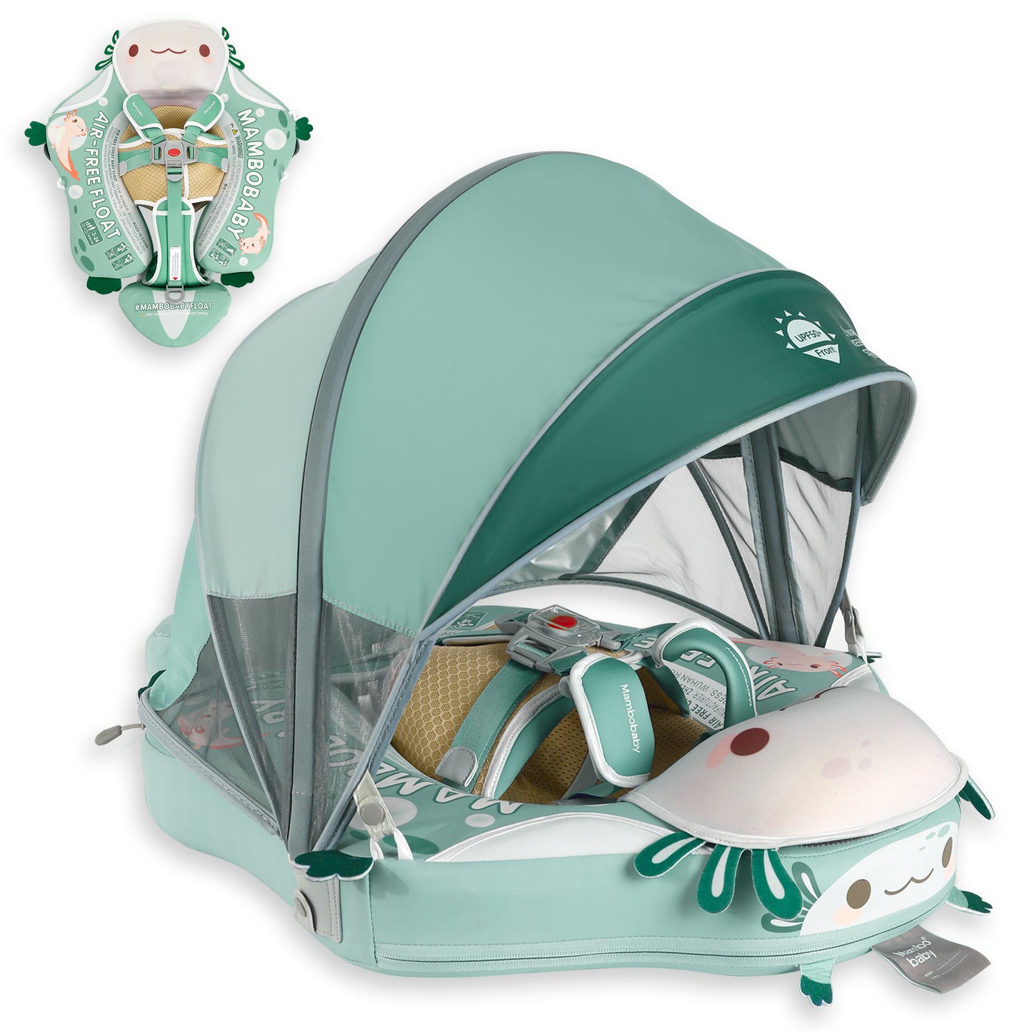 Green Axolotl Ultra Baby Float