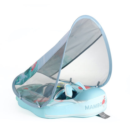 Blue Flamingo Deluxe Baby Float