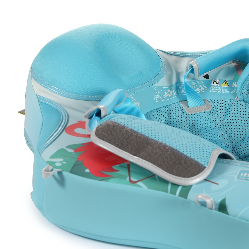 Blue Flamingo Deluxe Baby Float