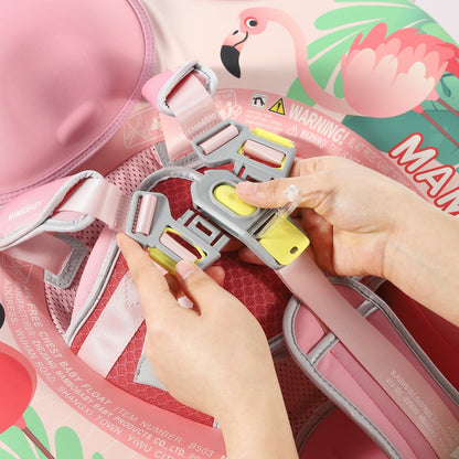 Pink Flamingo Deluxe Baby Float