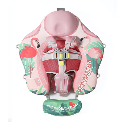 Pink Flamingo Deluxe Baby Float