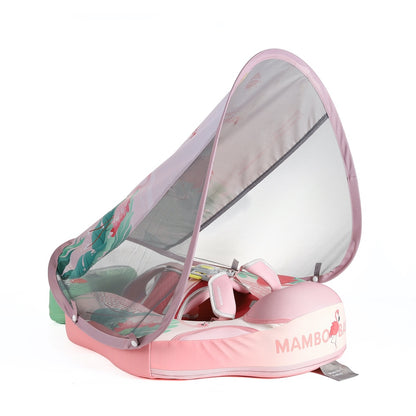 Pink Flamingo Deluxe Baby Float