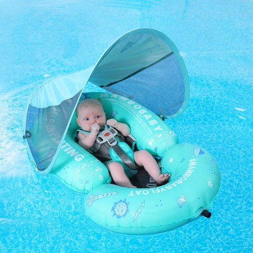Mambobaby Float With Canopy Preself 2020 Newest Baby Safety Solid
